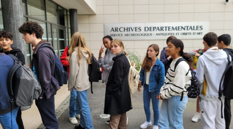 Les 3e6 aux Archives départementales des Yvelines